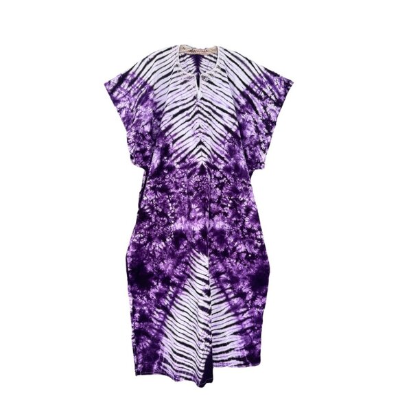 Long Tie-dyed Dress from Malawi - Picture 1 of 3